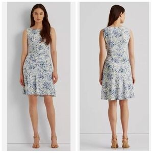 Ralph Lauren Floral Print Sleeveless Dress 14